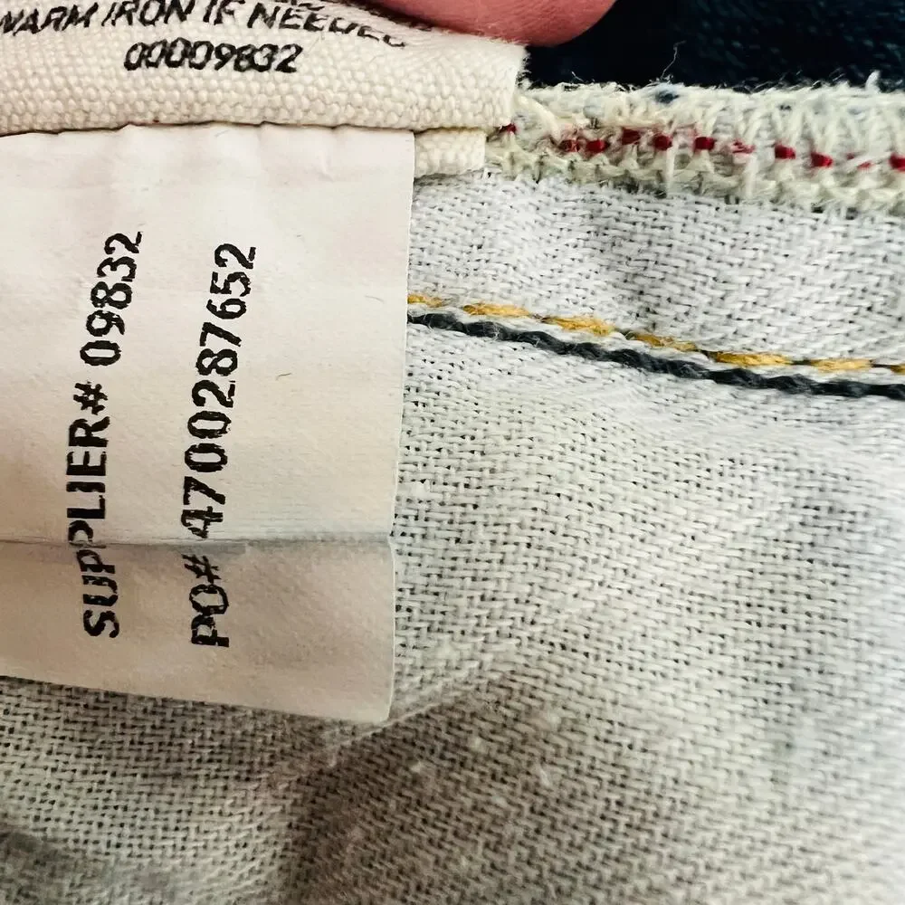 Ralph Lauren Jeans Men's Size 36X30 Blue Polo Hampton Relaxed Fit Straight Denim